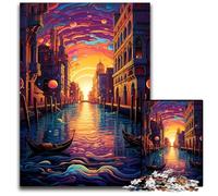 1000 Piece Jigsaw Venice Italy Difficult Puzzles for Adults Family Activity DIY Home Decor 1000 PCS(75x50cm)