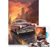 1000 Piece Jigsaw Vintage Car Japanese Hands-on Game Train Your Brain And Hands with Fully Interlocking Randomly Shaped Pieces 50x75cm