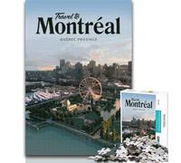 1000 Piece Jigsaw Visit Montreal Jigsaw Puzzles 1000 Pieces for Adults Teens,for Age 14+ Impossible Game Best Gift for Adults And Teenagers 75x50cm