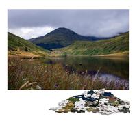 1000 Piece Jigsaw Wild Scotland Wooden Puzzles Challenging DIY Brain Teaser Perfect Family Game Or Decorative Gift 1000 PCS(75x50cm)