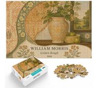 1000 Piece Jigsaw, William Morris Golden Bough Floral, 1000pcs (40x28cm)