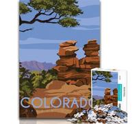 1000 Piece Jigsaw World Travel Poster Adult Puzzles 1000 Pieces,Toys Educational Games Stress Relieving Wishlist with Santa Claus 26x38cm