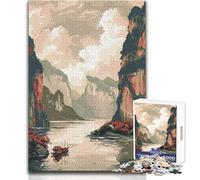 1000 Piece Jigsaw Yangtze River China Relaxing Way to Fill Spare Time Consistent Precise Cutting Play Toy Size 50x75cm