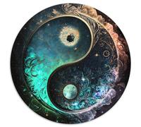 1000 Piece Jigsaw Yin And Yang Impossible Jigsaw Puzzles for Adults for Teenagers, Couples, And Friends for Birthdays, Christmas 67.5x67.5cm