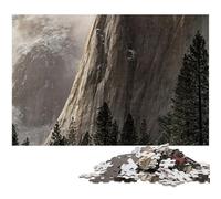 1000 Piece Jigsaw Yosemite Valley Challenging Puzzles Interactive Family Game DIY Home Decor Brain Challenge Gift 1000 PCS(38x26cm)