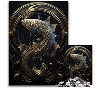 1000 Piece Jigsaw Zodiac Pisces Difficult Puzzles for Adults for Teenagers Couples And Friends for Birthdays Christmas 1000 PCS(75x50cm)