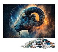 1000 Piece Jigsaw Zodiac Taurus Puzzles for Adults Ideal for Teenagers & Collectors Travel Gift Family Activity 1000 PCS(38x26cm)