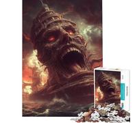 1000 Piece Jigsaws A Nightmare Adrift on The Sea Interesting Brain Challenge Fine Detail Cutting Workmanship Wonderful Birthday Choice (Size 38x26cm)