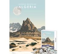 1000 Piece Jigsaws Ahaggar Mountains Algeria Puzzle For Teenagers Enhance Memory Parent-child Interaction Unique Gifts for Birthday And Christmas (50x75cm)