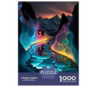 1000 Piece Jigsaws Antarctic Glacier River Puzzle for Adults Toy Wall Decor Difficult Challenge Deal As Gifts for The Whole Family 70x50cm/1000pcs