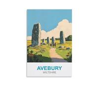 1000 Piece Jigsaws，Avebury Wiltshire Jigsaw Adult Decompression Game Puzzle Students Toys for Children Christmas Birthday Gifts 70x50cm