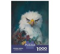 1000 Piece Jigsaws Bald Eagle Portrait Puzzle for Adults Toy Wall Decor Difficult Challenge Deal As Gifts for The Whole Family 70x50cm/1000pcs