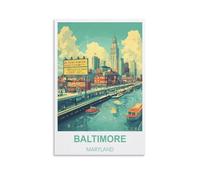 1000 Piece Jigsaws，Baltimore Maryland Puzzle 1000 Pieces, Relaxing and Challenging Gift for Adults, Teens, Seniors 52x70cm