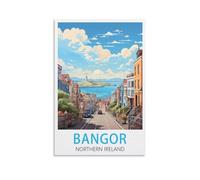 1000 Piece Jigsaws，Bangor Northern Ireland Jigsaws Puzzles 1000 Pieces Classic Jigsaws Educational Games Toys ， Best Gift for Adults and Kids 70x50cm