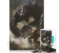 1000 Piece Jigsaws Beast Slayer Exact Cut Art Cognitive Skill Toy Calm Play Time Birthday Game Gift (50x75cm)