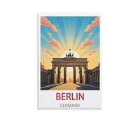 1000 Piece Jigsaws，Berlin Germany Posters Jigsaw Puzzle 1000 Pieces for Adults Kids Teens Large Families Puzzle Game 38x26cm