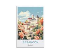 1000 Piece Jigsaws,Besancon France Posters Challenging Difficult Puzzle Educational Game JigsawPuzzles Gifts for Adults 52x38cm