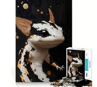 1000 Piece Jigsaws Black And Gold Creature Animal Exact Cut Art Cognitive Skill Toy Calm Play Time Birthday Game Gift (50x75cm)