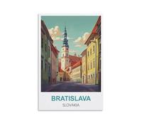 1000 Piece Jigsaws,Bratislava Slovakia Posters Challenging Difficult Puzzle Educational Game JigsawPuzzles Gifts for Adults 38x26CM