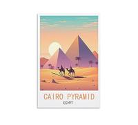 1000 Piece Jigsaws，Cairo Pyramid Egypt For Kids And Adults, Personalised Assembling Jigsaw Fun Game 52x38CM