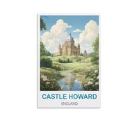 1000 Piece Jigsaws,Castle Howard Englands,Home Decor Birthday Party Gift Toy for Men Women Elders Seniors 38x26cm