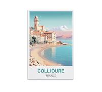 1000 Piece Jigsaws，Collioure France 1000 Piece Jigsaw Puzzles for Adults - Challenging Brainteasing Adults Jigsaw Puzzle 52x38CM