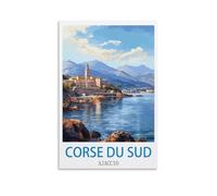 1000 Piece Jigsaws，Corse Du Sud Ajaccios Puzzle 1000 Pieces, Relaxing and Challenging Gift for Adults, Teens, Seniors 38x52cm