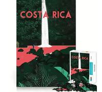 1000 Piece Jigsaws Costa Rica Clean Joint Game Smart Play Gift Relax Play Time Xmas Decor Gift (38x26cm)