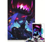 1000 Piece Jigsaws Demon Queen with Crown, DIY Toys, Difficult Challenge, with Fully Interlocking Randomly Shaped Pieces 50x75cm