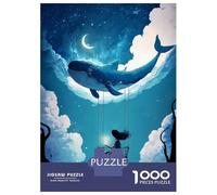 1000 Piece Jigsaws Dream Night Fantasy Puzzle for Adults Toy Wall Decor Difficult Challenge Deal As Gifts for The Whole Family 38x26cm/1000pcs