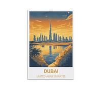 1000 Piece Jigsaws，Dubai United Arab Emirates Jigsaws Puzzles 1000 Pieces Teens Kids Jigsaw Entertainment Toys Brain Challenge Puzzle 26x38cm