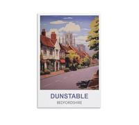 1000 Piece Jigsaws，Dunstable Bedfordshire Jigsaw Adult Decompression Game Puzzle Students Toys for Children Christmas Birthday Gifts 70x50cm