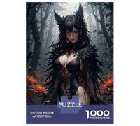 1000 Piece Jigsaws Fantasy Forest Fairy Art Print Puzzle for Adults Toy Wall Decor Difficult Challenge Deal As Gifts for The Whole Family 70x50cm/1000pcs