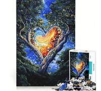 1000 Piece Jigsaws for Adults A Galaxy Between The Trees, Educational Game, Decompressing Intellectual, Great Gift for Gaming 38x26cm