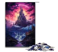 1000 Piece Jigsaws for Adults A Large Castle Above The City Puzzles Gifts Birthday Present Gifts for for Teenager Age 14 And Up 1000 PCS(75x50cm)