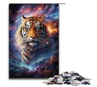 1000 Piece Jigsaws for Adults A Tiger Emerging from The Light Puzzles Gifts Birthday Present Gifts for for Teenager Age 14 And Up 75x50cm