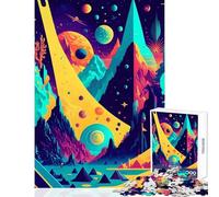 1000 Piece Jigsaws for Adults Alien Planet Toy Wall Decor Gift For Birthdays Impossible Game Artists' Collection, Fine Arts Size 38x52cm
