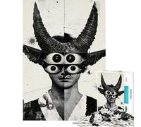 1000 Piece Jigsaws for Adults All Seeing Eyes Challenging To Complete Stress Reliever Educational Game Suitable for Ages 14 And Up (38x52cm)