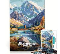 1000 Piece Jigsaws for Adults Altyn-Emel National Park Kazakhstan Fine Edge Craft Thinking Fun Game Relax Game Play Birthday Hobby Gift (38x26cm)