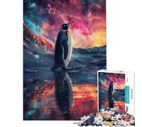 1000 Piece Jigsaws for Adults Antarctica Penguin Challenging To Complete Home Decoration Practical Game for Ages 14 And over (38x26cm)