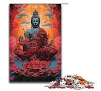 1000 Piece Jigsaws for Adults Art Buddha Statue Puzzles Gifts Birthday Present, Gifts for for Teenager Age 14 And Up 1000PCS(38x26cm)