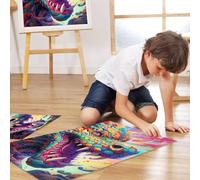 1000 Piece Jigsaws for Adults Art Flying Dragons Educational Stress Relief Toy Puzzle 26x38cm Artists Collection Fine Art