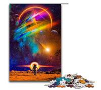 1000 Piece Jigsaws for Adults Astronaut on Planet Mars Jigsaw Puzzle Challenging Game A Work of Art Suitable for And Teenager 14 And Up (75x50cm)