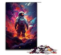 1000 Piece Jigsaws for Adults Astronauts in The Mysterious Universe Jigsaw Puzzle - Challenging Game A Work of Art Suitable for And Teenager 14 And Up 1000 PCS(75x50cm)