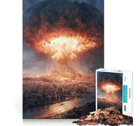 1000 Piece Jigsaws for Adults Atomic Blast Fine Edge Craft Thinking Fun Game Relax Game Play Birthday Hobby Gift (50x75cm)