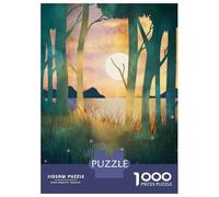 1000 Piece Jigsaws for Adults Autumn Evening Jigsaws for Adults Brain Teaser Game Analysis And Logic Great Gift for Gaming 52x38cm/1000pcs