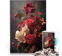 1000 Piece Jigsaws for Adults Autumn Flowers Help the brain exercise addictive toys to cultivate patience Enhance memory 50x70cm