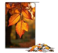 1000 Piece Jigsaws for Adults Autumn Leaves Falling Jigsaw Puzzle - Challenging Game A Work of Art Suitable for And Teenager 14 And Up 1000 PCS(75x50cm)