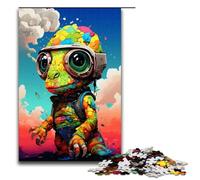 1000 Piece Jigsaws for Adults Baby Robot Chameleon by SplattersLots of Thick Coloured Puzzle Challenging Game A Work of Art Suitable for And Teenager 14 And Up 75x50cm
