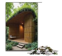 1000 Piece Jigsaws for Adults Bamboo Hut Jigsaw Puzzle - Challenging Game A Work of Art Suitable for And Teenager 14 And Up 1000 PCS(38x26cm)